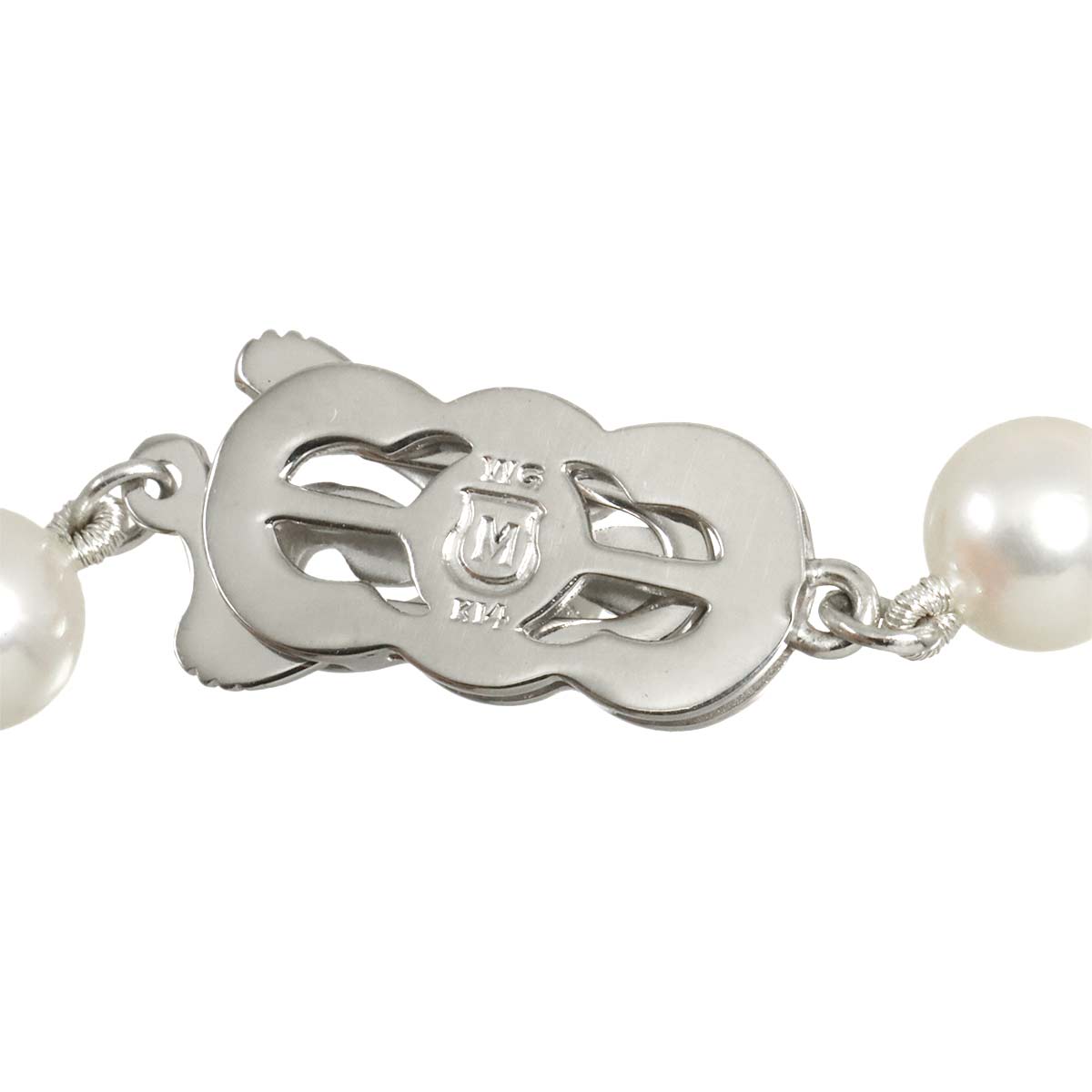 Akoya Pearl 6.5-6.0mm Necklace 14K White Gold 585