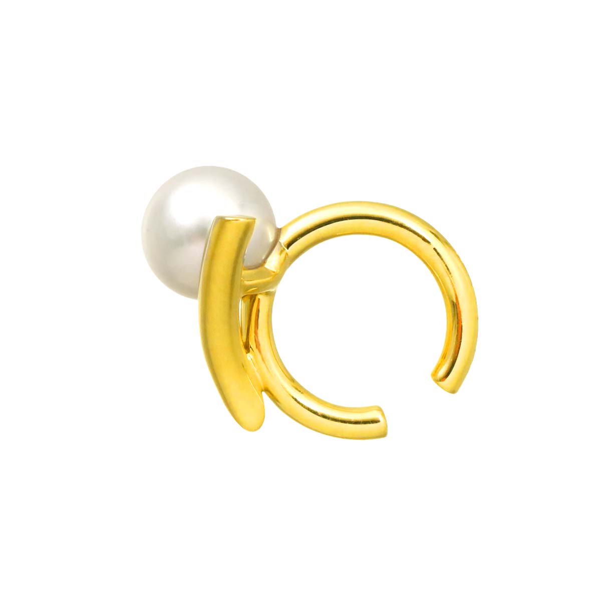 danger Akoya Pearl 7.1mm Ear Cuff 18K YG 750