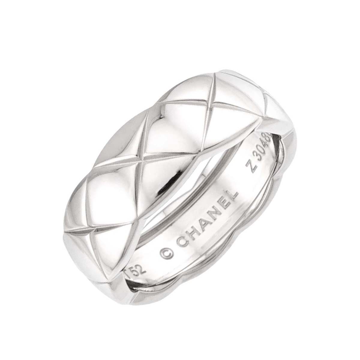 Coco Crush MM Ring 18K WG 750 size52 6(US)