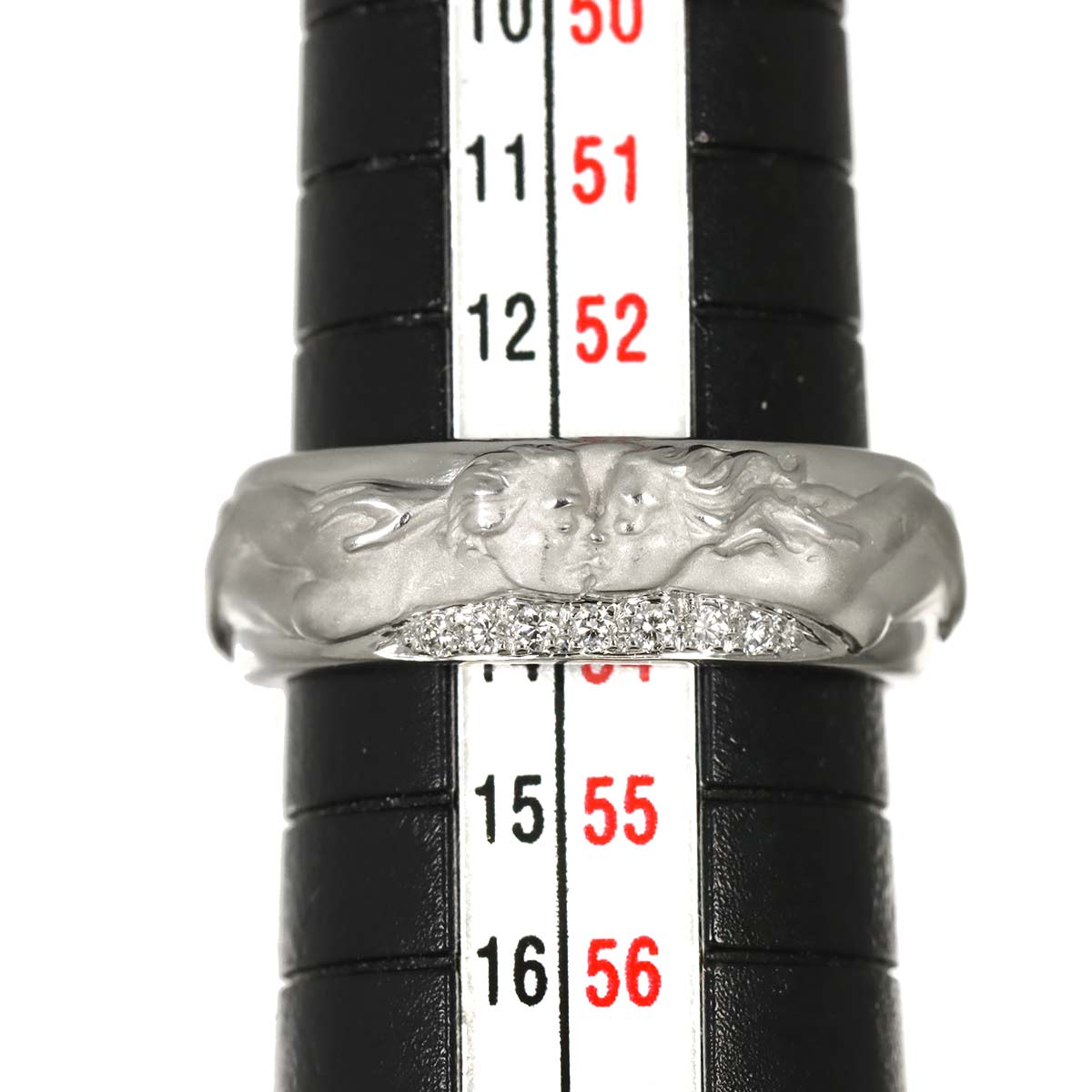 Diamond Ring K18 WG 750 Size6.25-6.5(US)