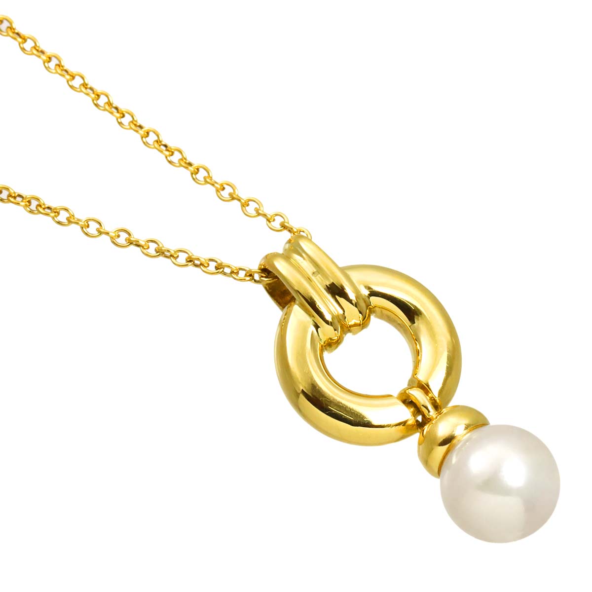 Akoya pearl 6.3mm Necklace 18K YG 750