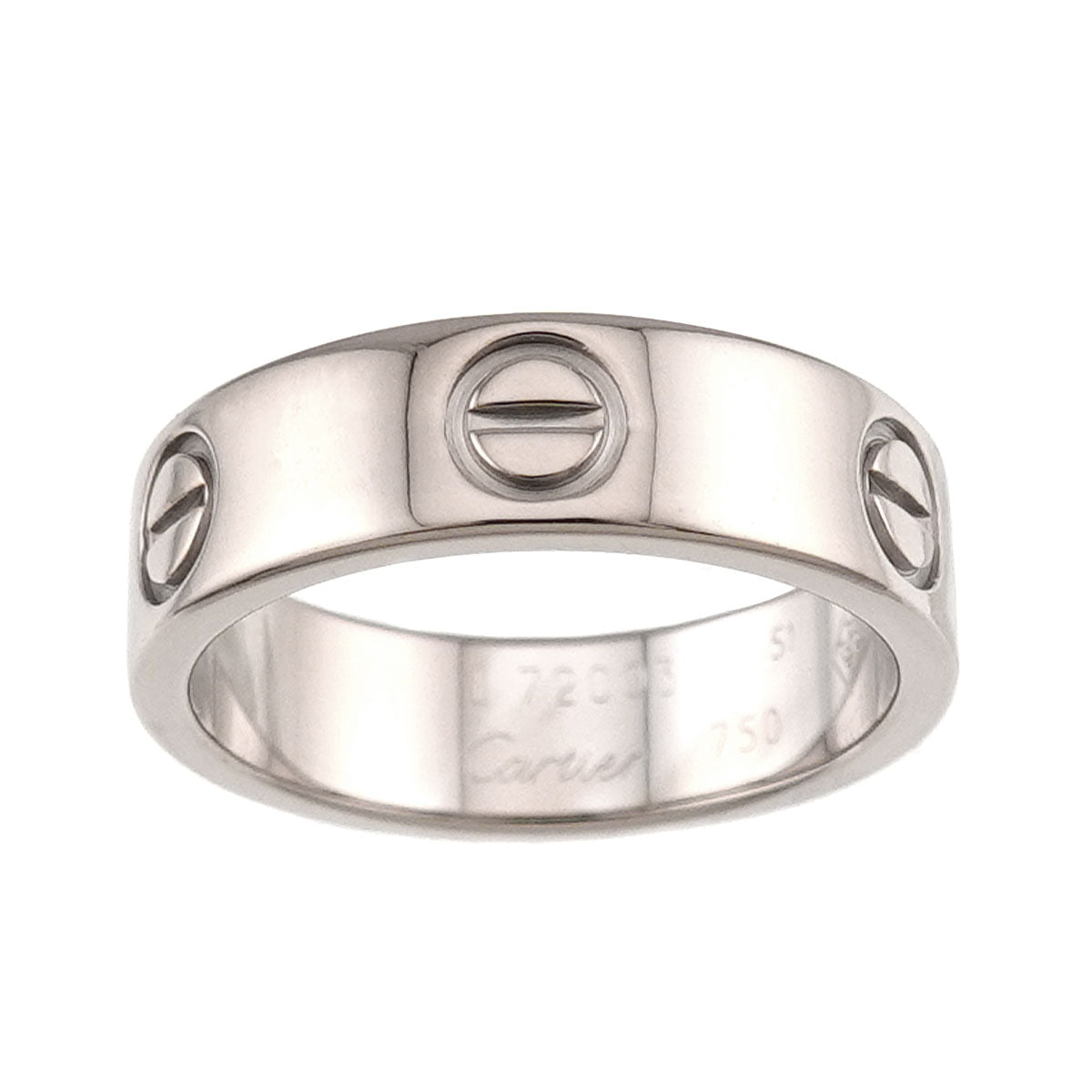 Love Ring 18K White Gold 750 size51 5.25-5.5(US)