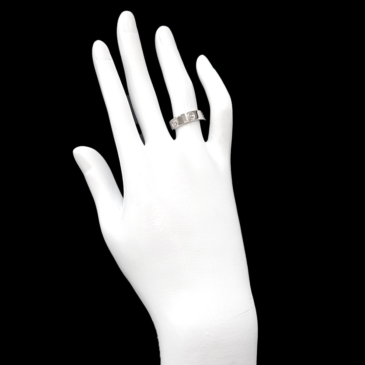 Love Ring 18K White Gold 750 size51 5.25-5.5(US)
