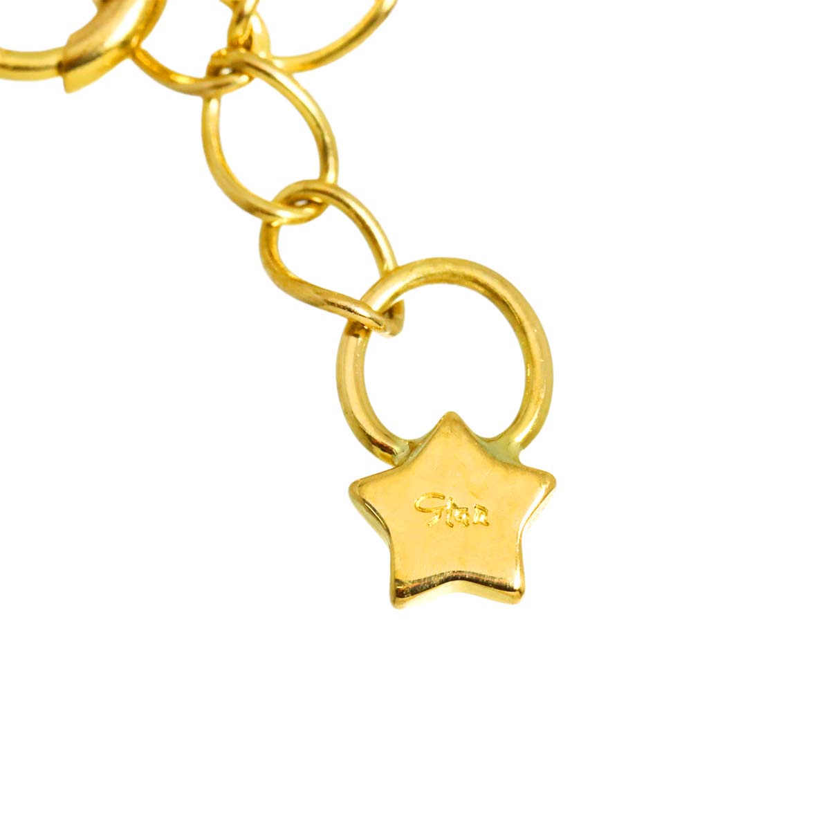 Diamond 0.08ct Necklace 18K YG 750