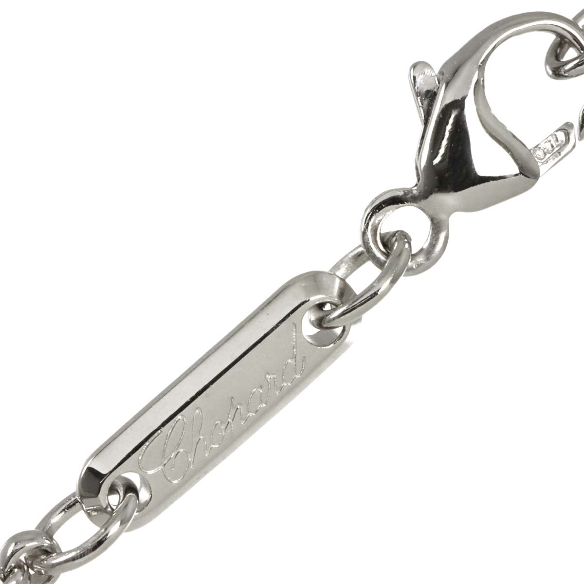 Happy Diamond Necklace 18K White Gold 750