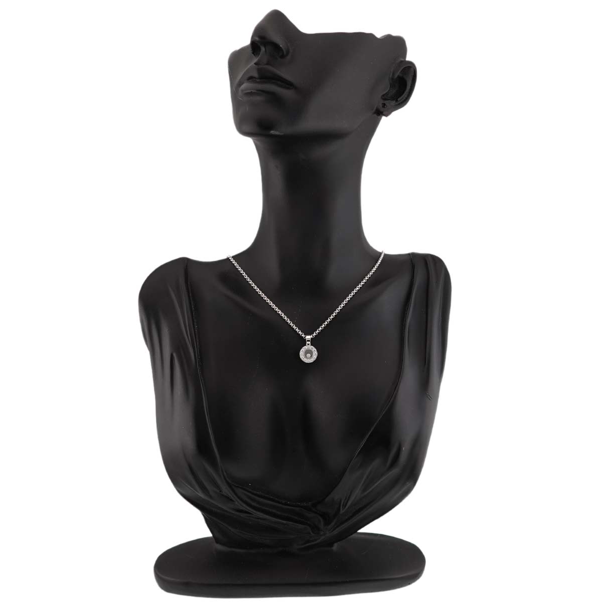 Happy Diamond Necklace 18K White Gold 750
