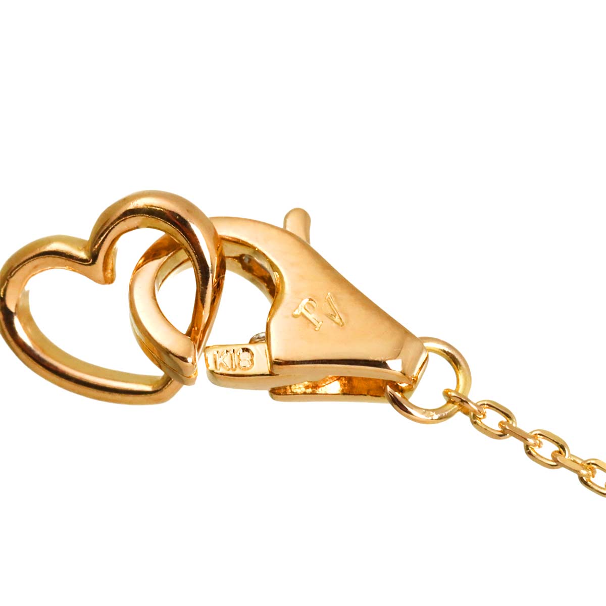 Diamond 0.20ct Necklace 18K Pink Gold 750