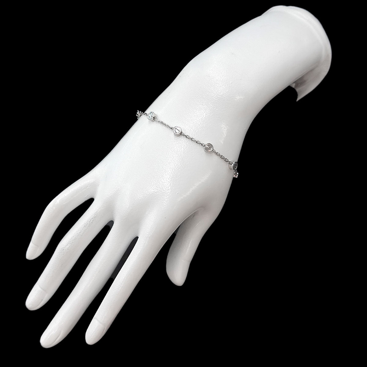 Love Pastille Bracelet Bangle 18K WG 750