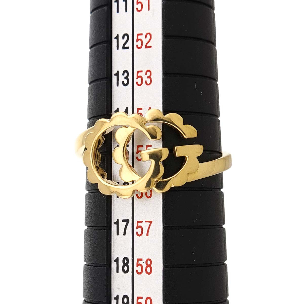 GG Running Ring 18K Yellow Gold 750 Size15 6.75-7.25(US)