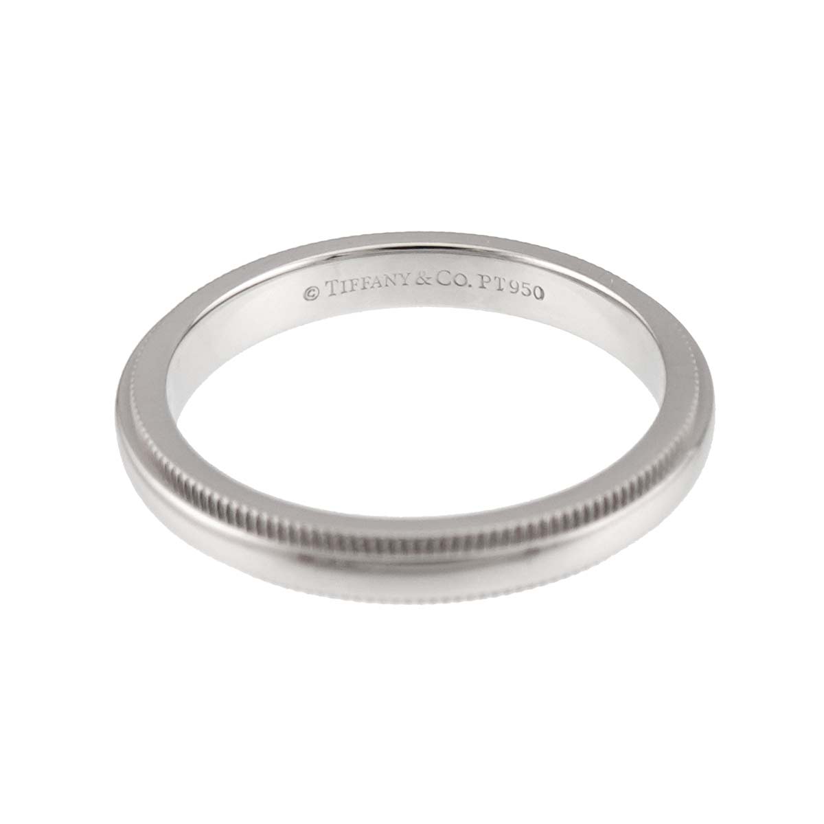 Milgrain Band Ring Pt Platinum Size6.25-6.5(US)