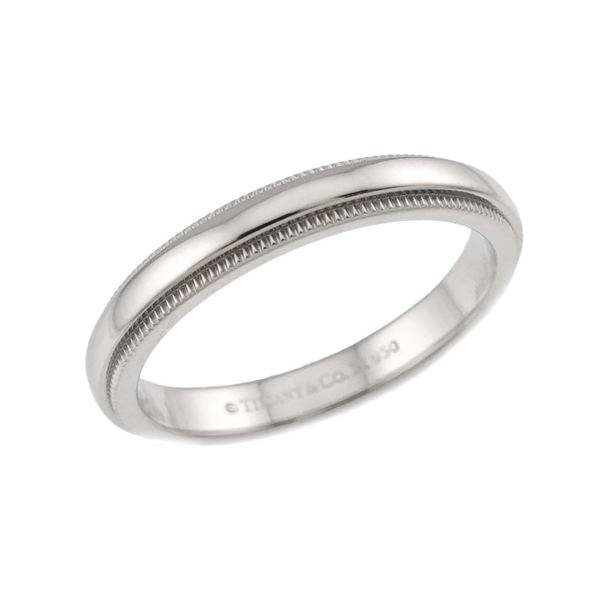 Milgrain Band Ring Pt Platinum Size6.25-6.5(US)