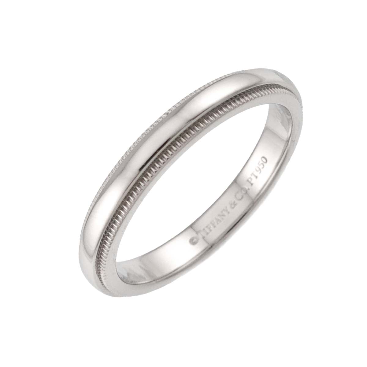 Milgrain Band Ring Pt Platinum Size6.25-6.5(US)