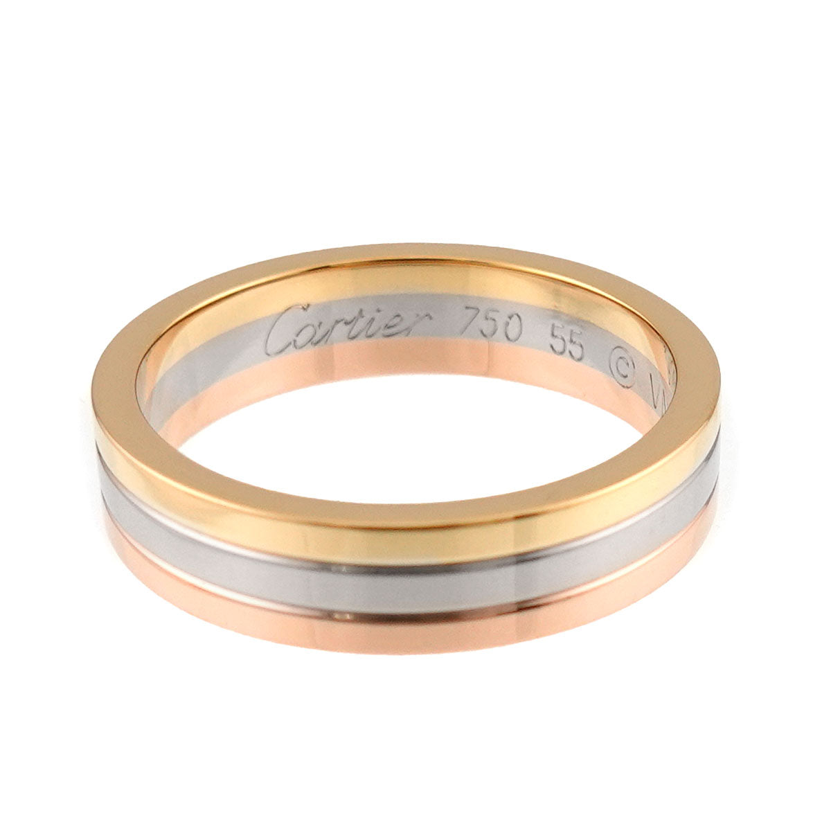 Vendome Ring 18K YG WG PG 750 size55 6.75-7.25(US)