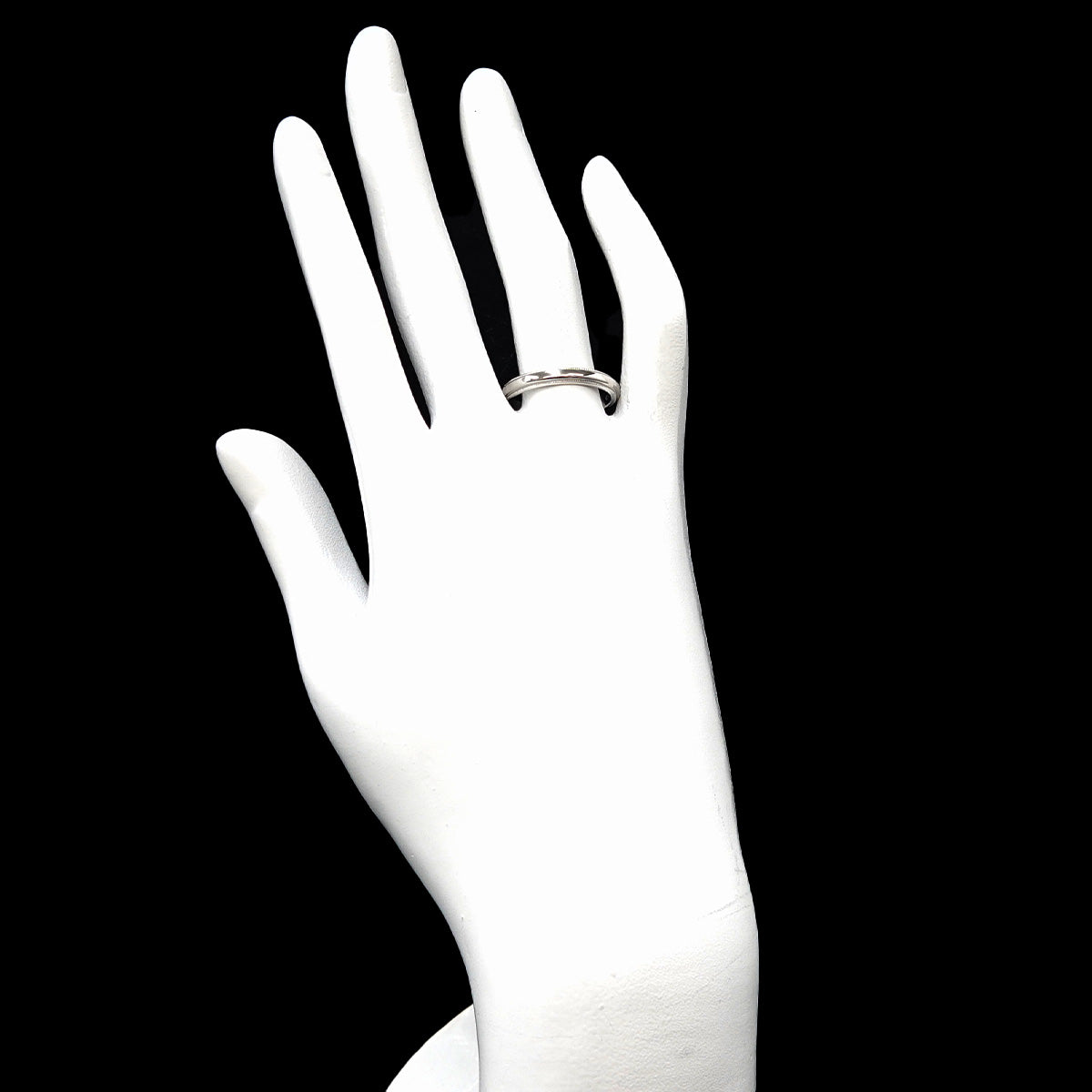 Milgrain Band Ring Pt Platinum Size7.5(US)