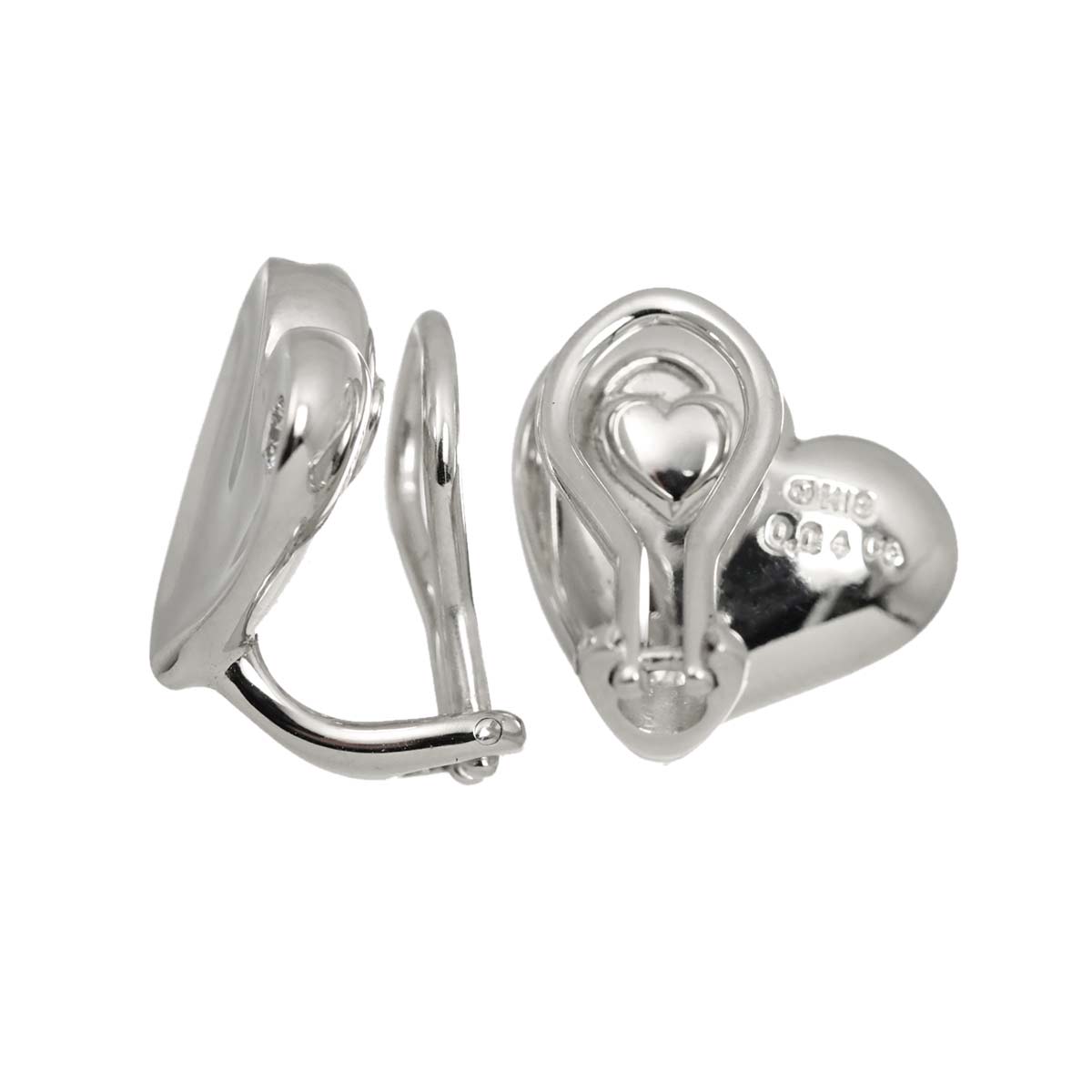 Diamond 0.04ct/0.04ct Earrings 18K White Gold 750
