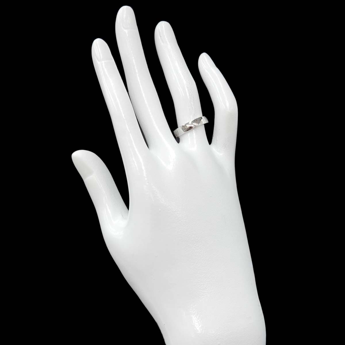 Happy Birthday Ring 18K White Gold 750 Size51 5.5-5.75(US)