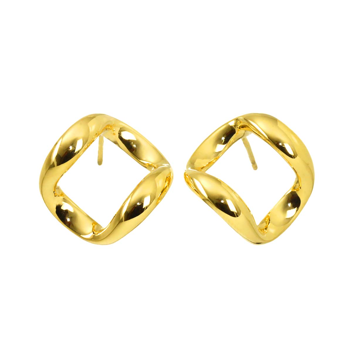Earrings Pierced K18 YG 750