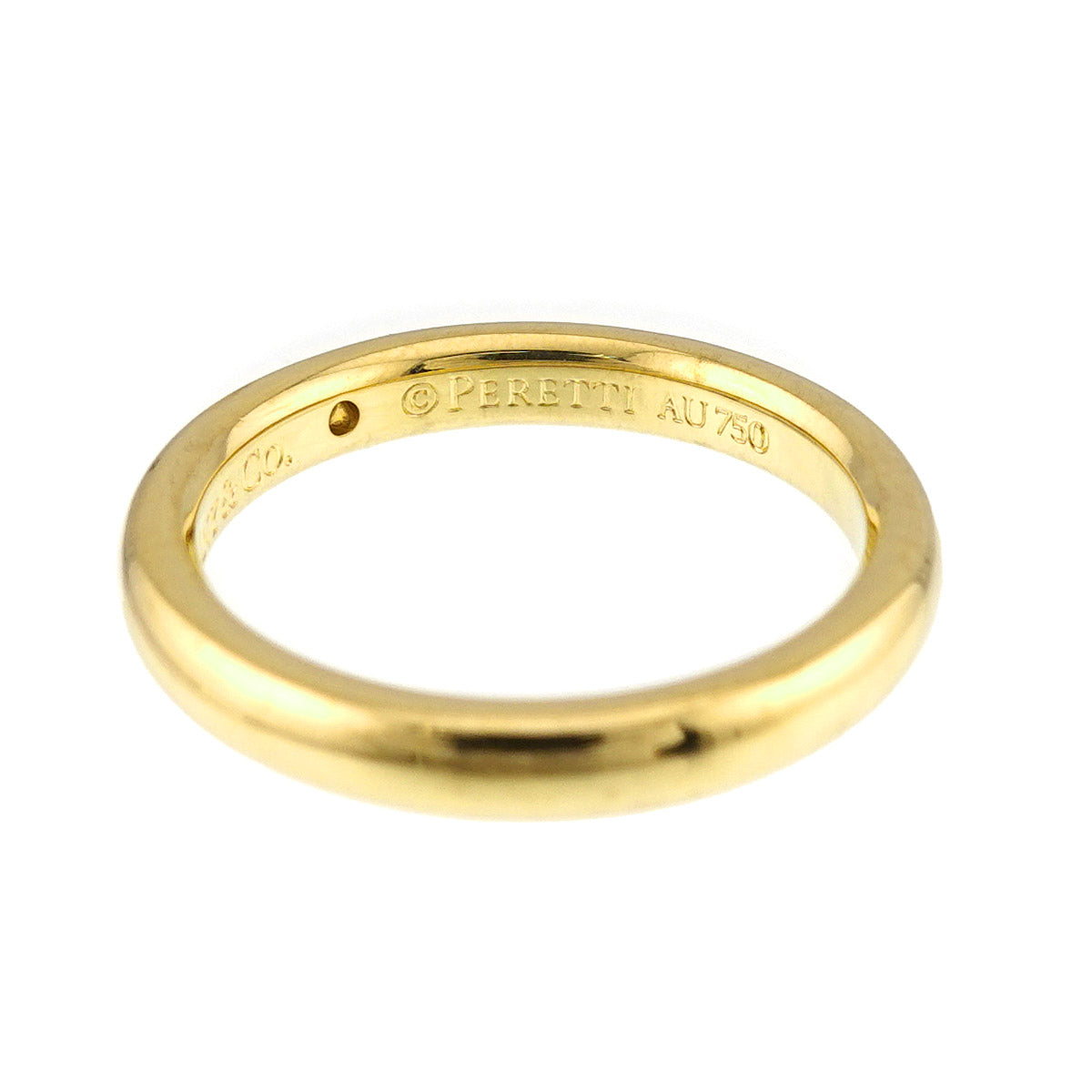 Stacking Diamond 1P Ring 18K Yellow Gold 750 Size4.75-5(US)