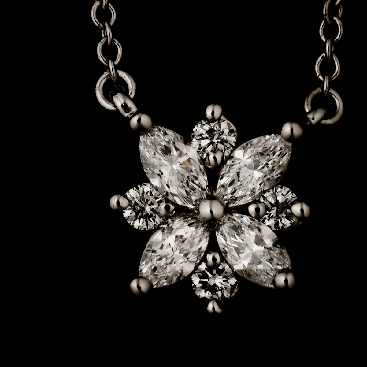Victoria Diamond Necklace Platinum