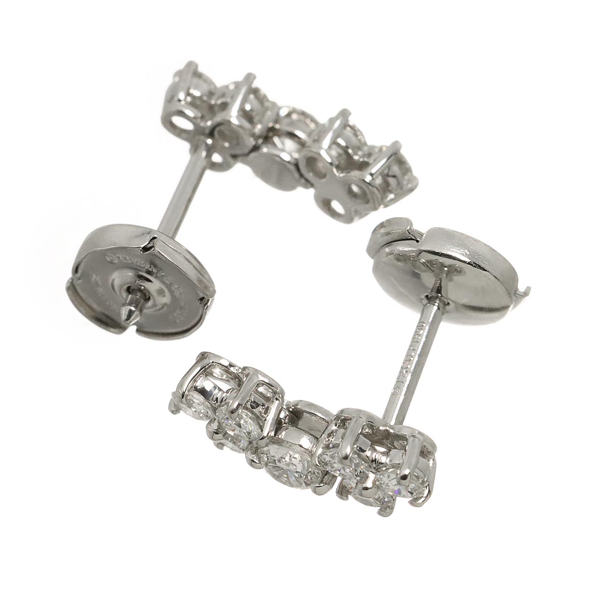 Aria Diamond Earrings Pierced Platinum