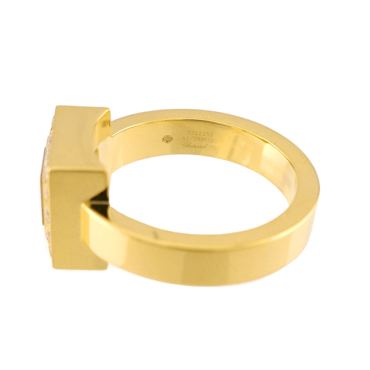 Happy Diamond Ring 18K YG 750 Size6.25-6.5(US)