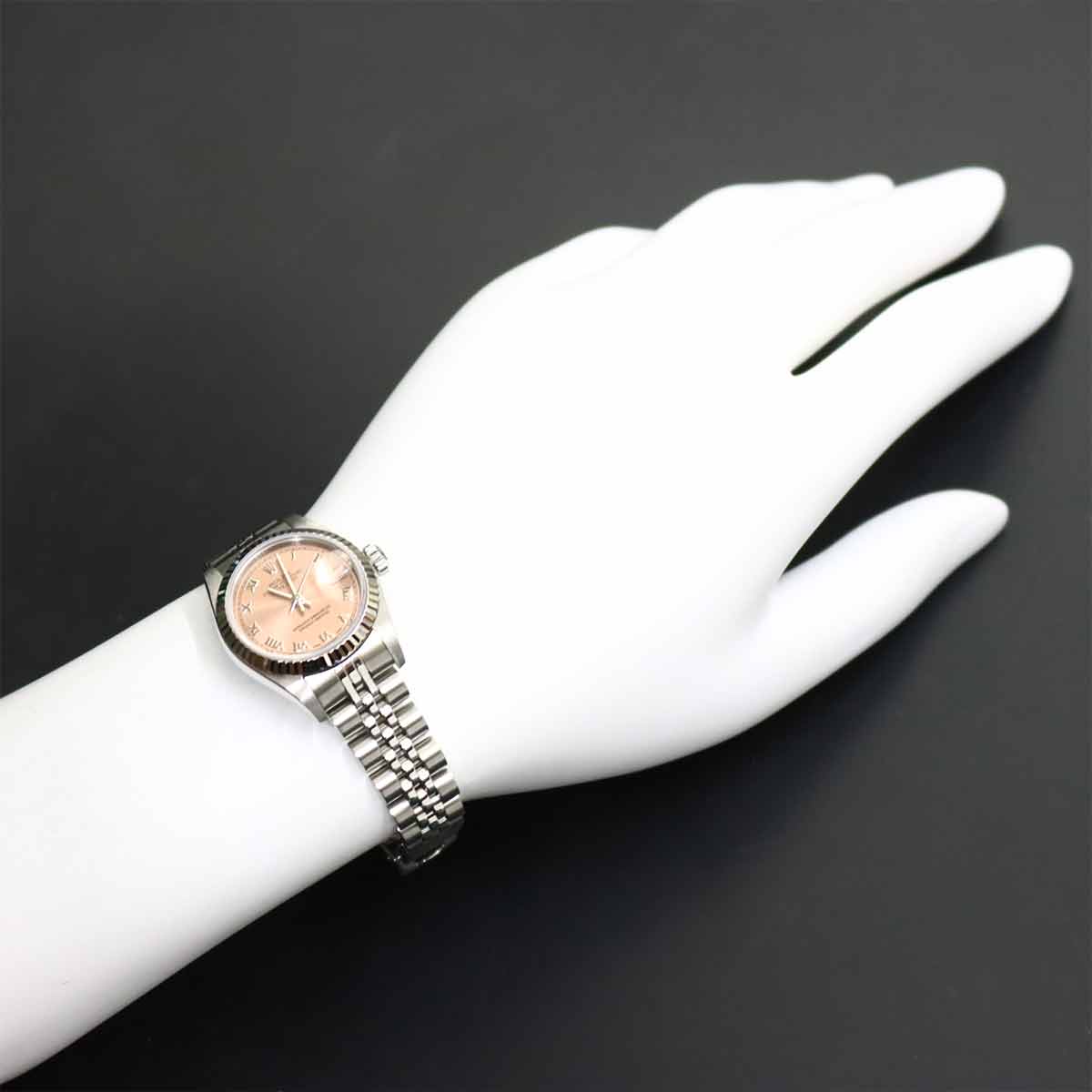 Datejust 79174 Serial F 750 WG Pink Dial Ladies Watch