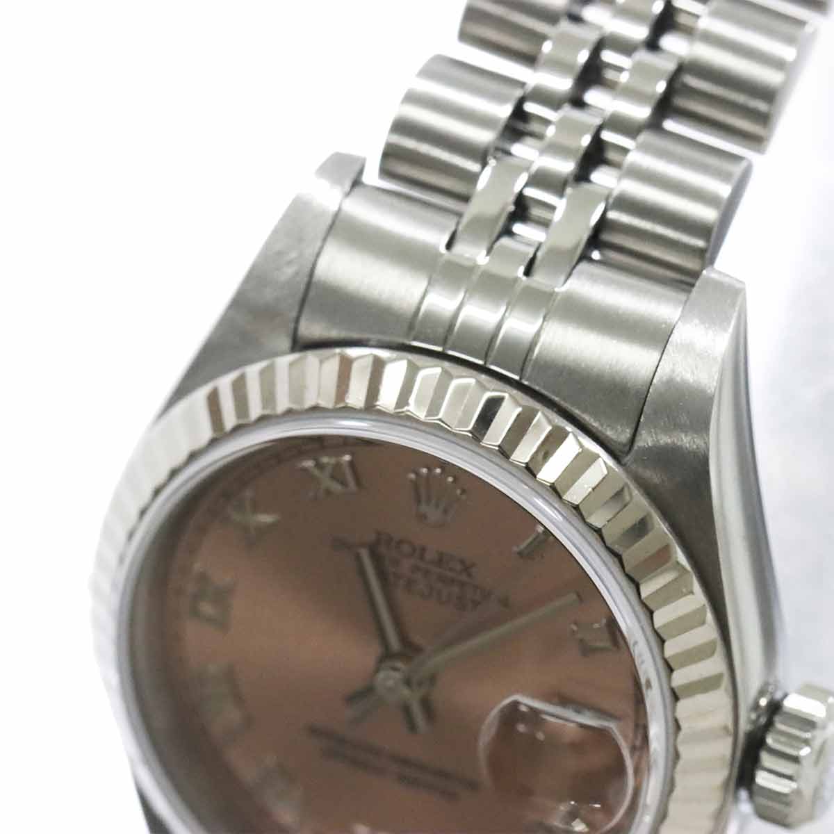 Datejust 79174 Serial F 750 WG Pink Dial Ladies Watch