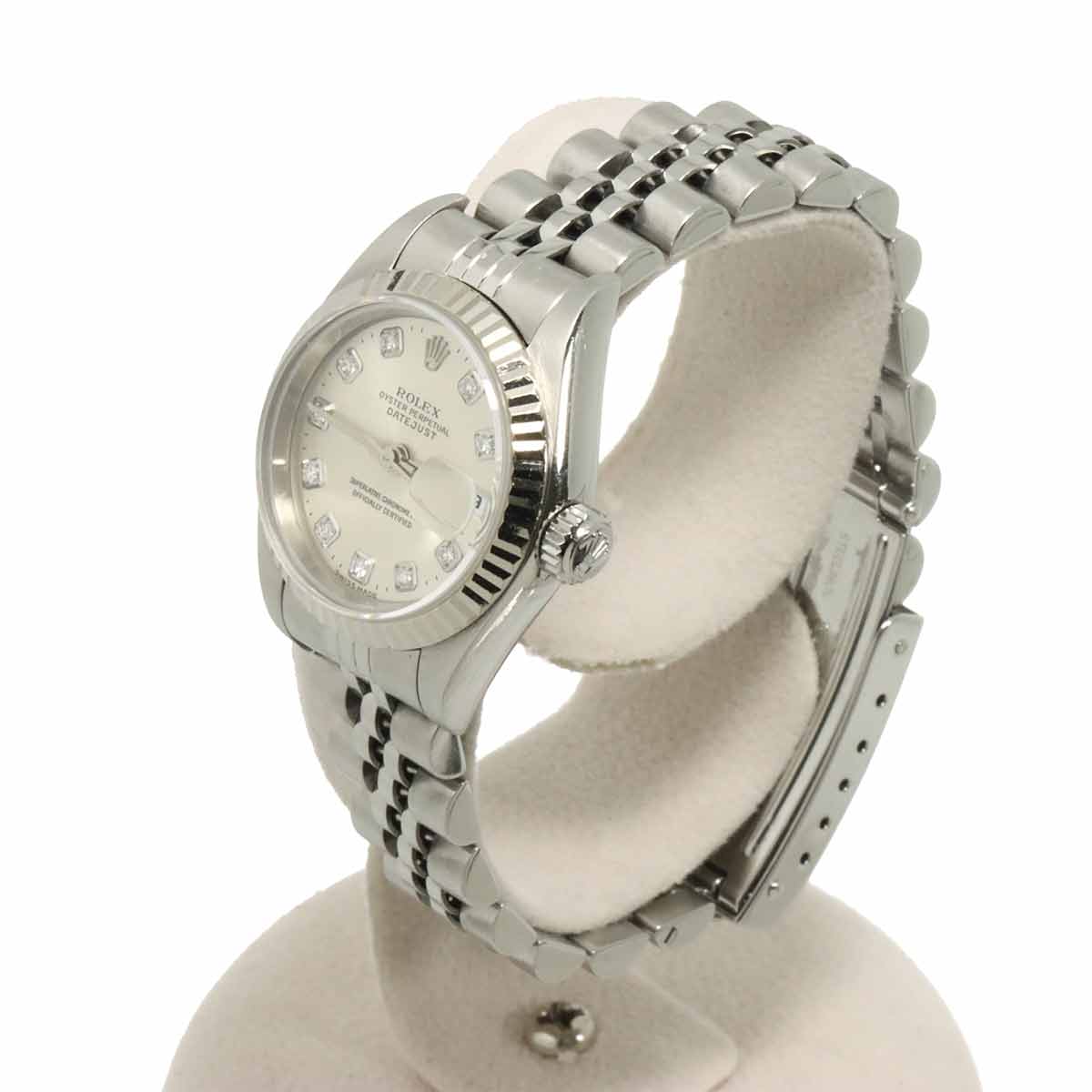 Datejust 79174G Serial P Diamond 750 WG Automatic Silver Dial