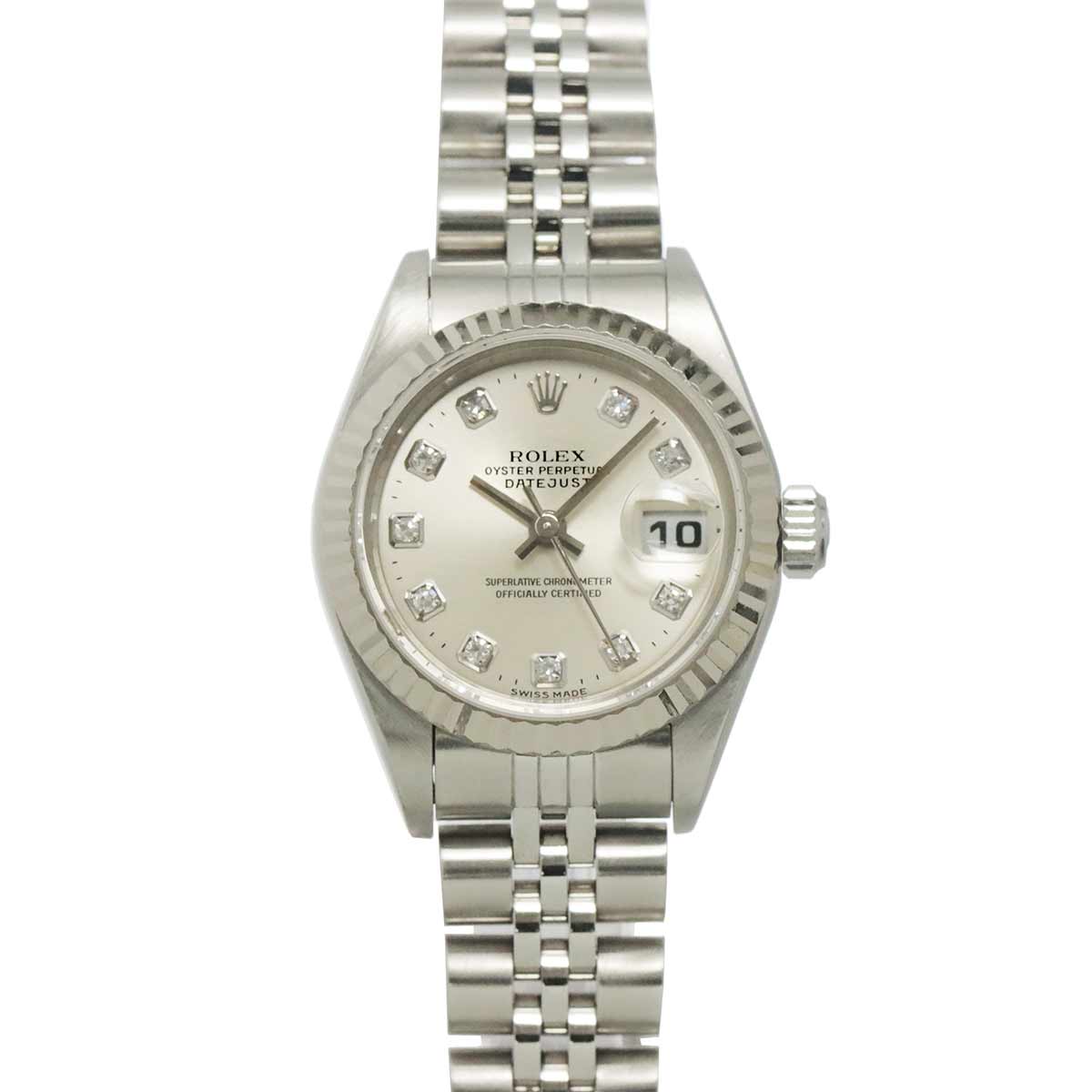 Datejust 79174G Serial P Diamond 750 WG Automatic Silver Dial