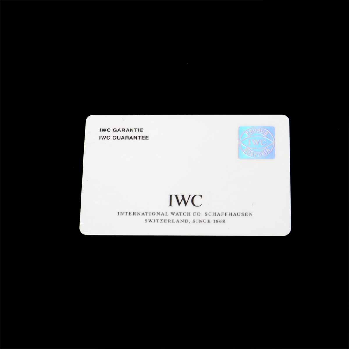 Ingenieur IW323601 Automatic Date Black Dial Mens Watch