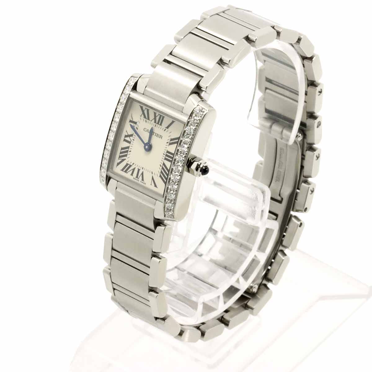 Tank Francaise SM W4TA0008 Diamond Bezel cream Dial Ladies