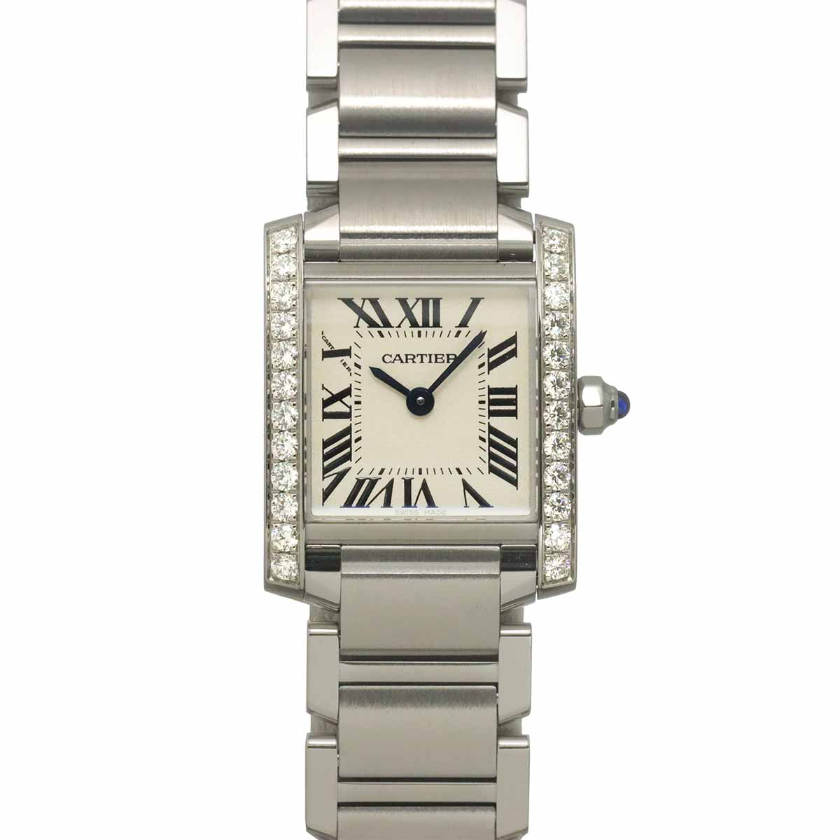 Tank Francaise SM W4TA0008 Diamond Bezel cream Dial Ladies