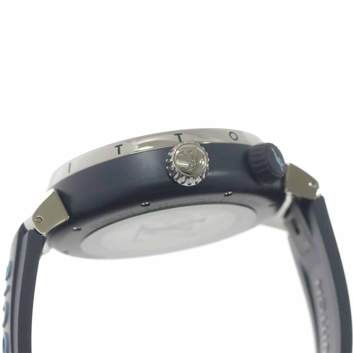 Tambour QA121 Automatic Blue Dial Mens Watch