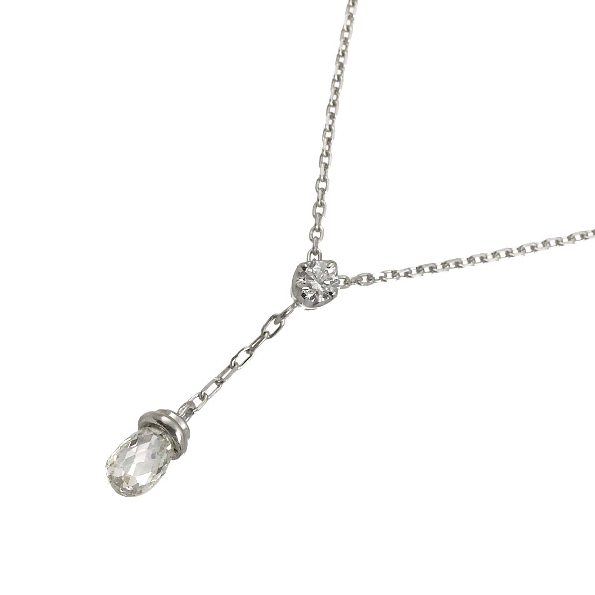 Diamond 0.43ct/0.06ct Necklace Pt Platinum