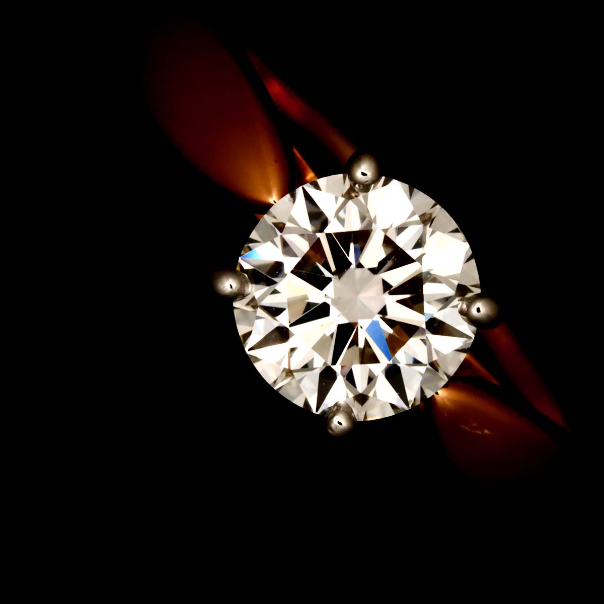 Harmony Diamond 0.82ct Ring Pt 18K PG Size6(US)