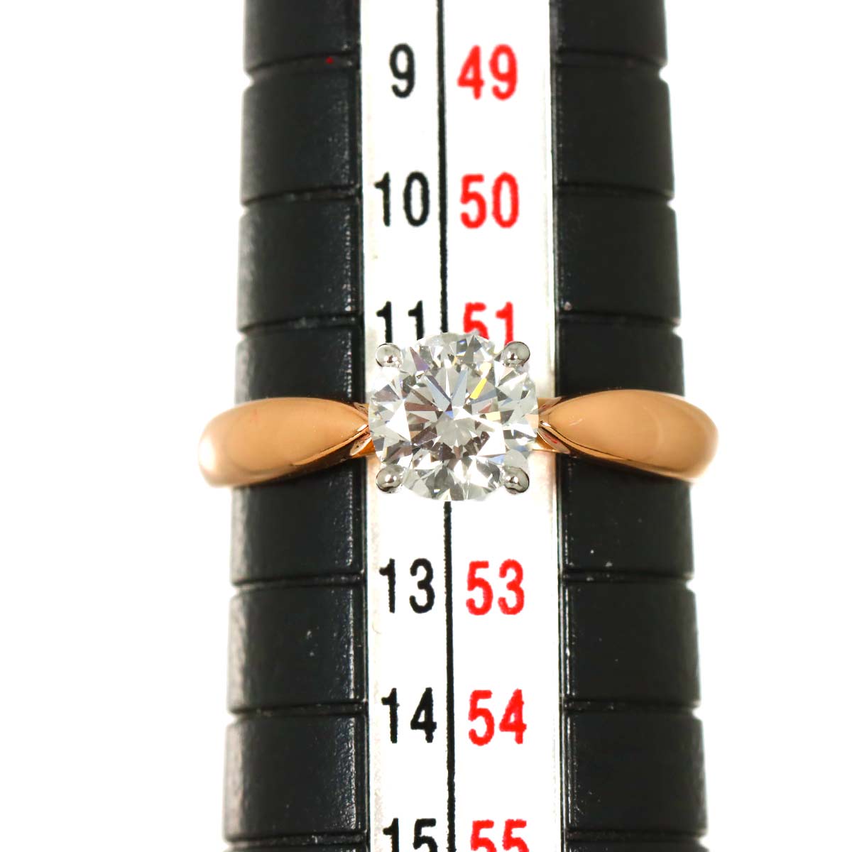 Harmony Diamond 0.82ct Ring Pt 18K PG Size6(US)