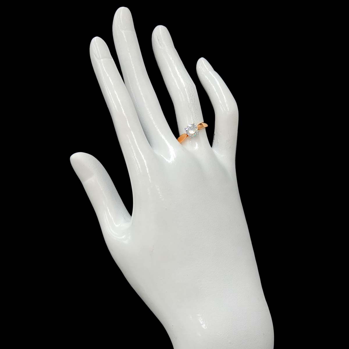 Harmony Diamond 0.82ct Ring Pt 18K PG Size6(US)