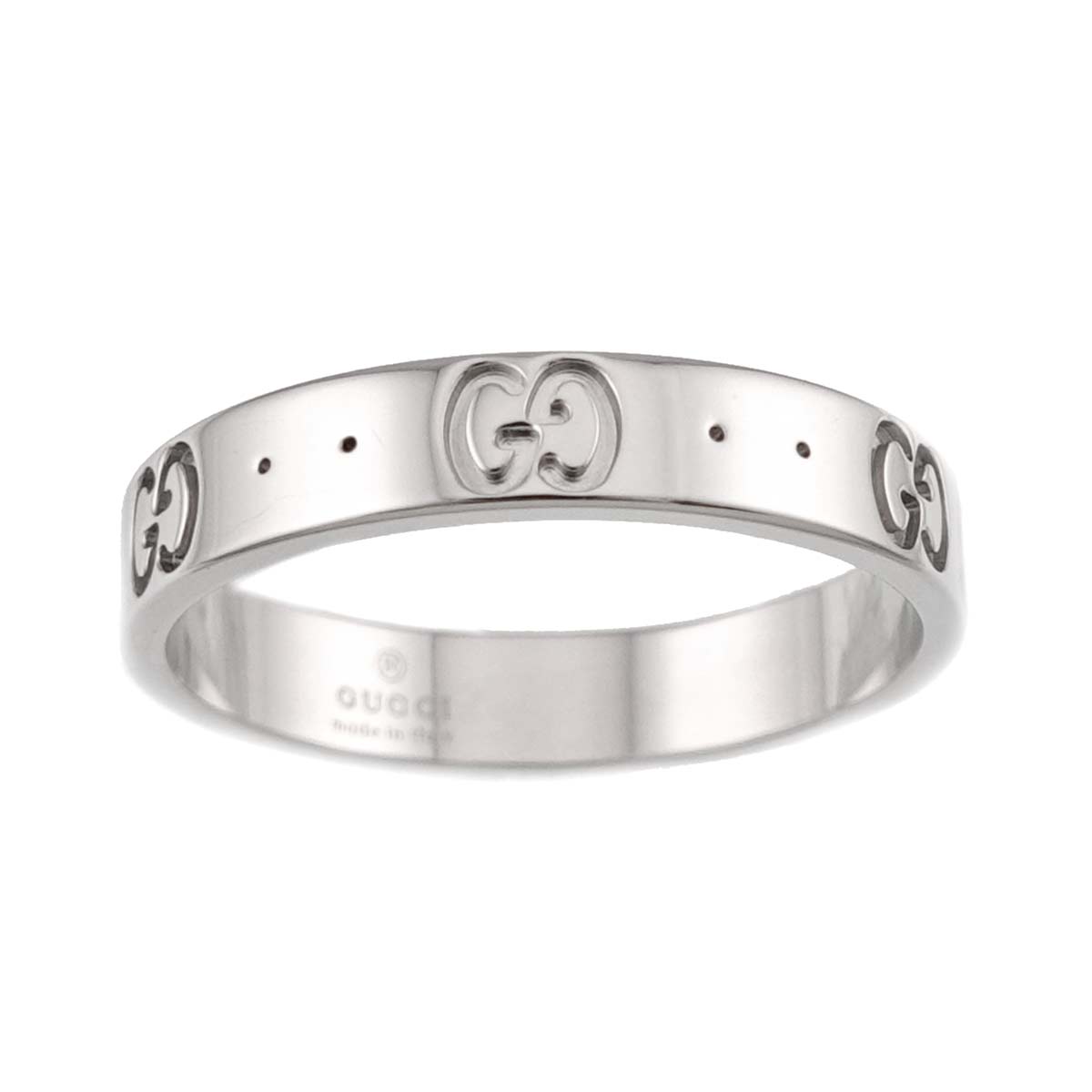Icon Ring 18K WG White Gold 750 Size20 8.75-9(US)