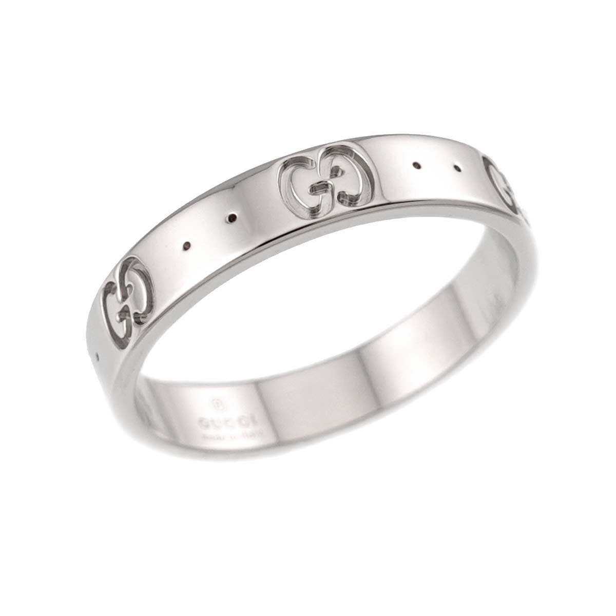 Icon Ring 18K WG White Gold 750 Size20 8.75-9(US)