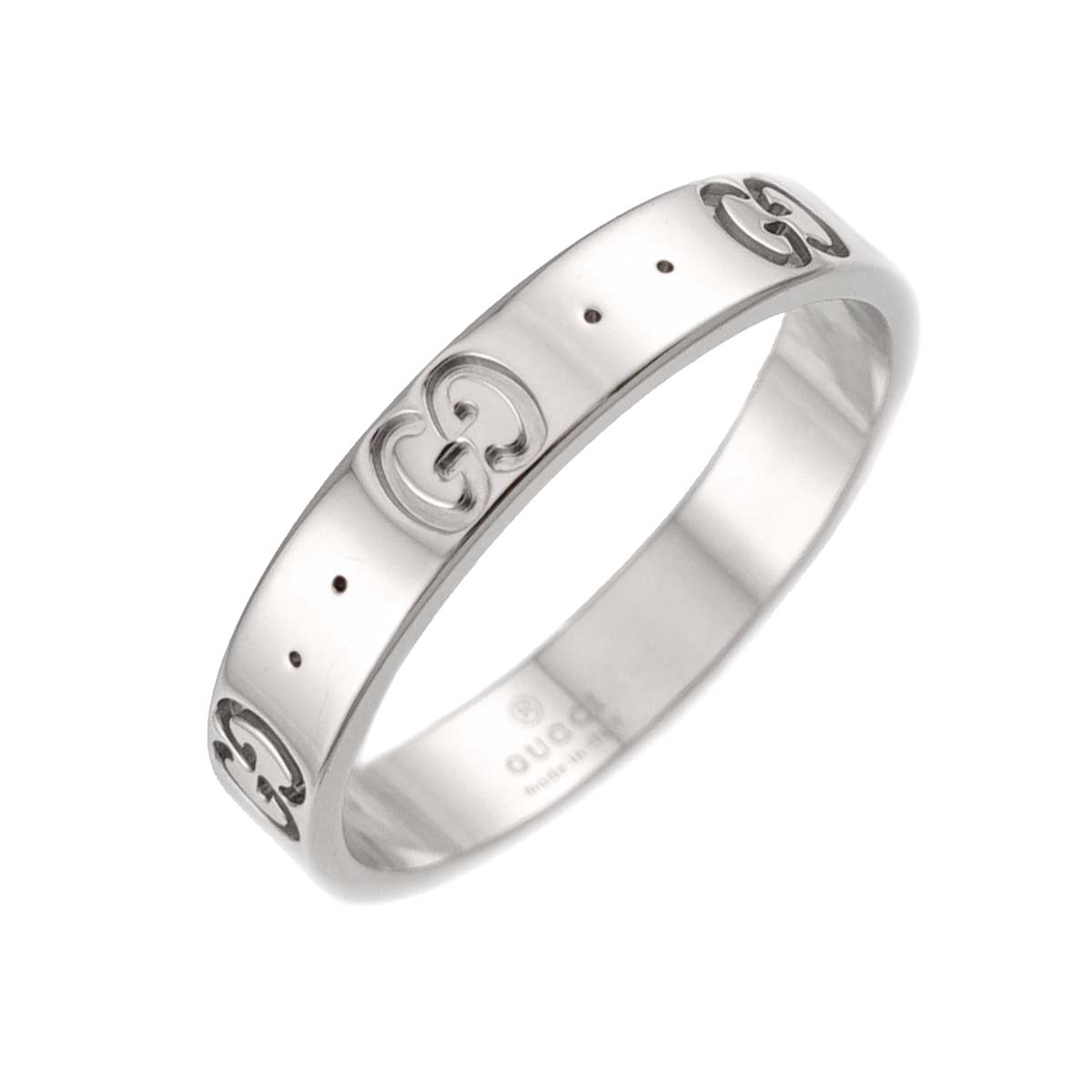 Icon Ring 18K WG White Gold 750 Size20 8.75-9(US)