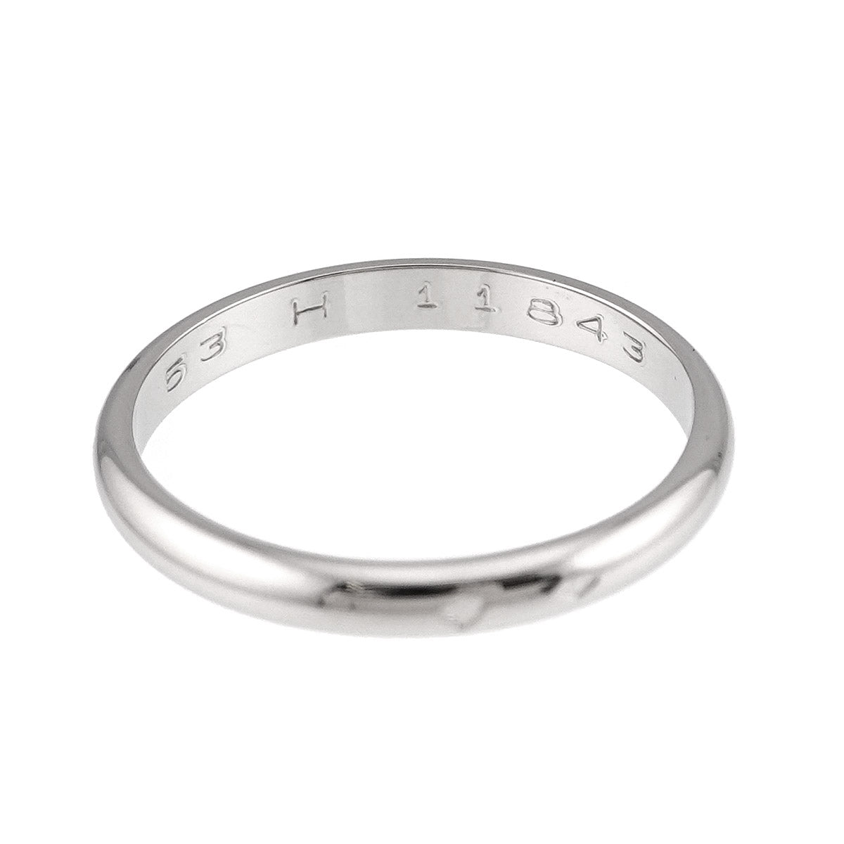 Classic Ring Platinum Size53 6.25-6.5(US)