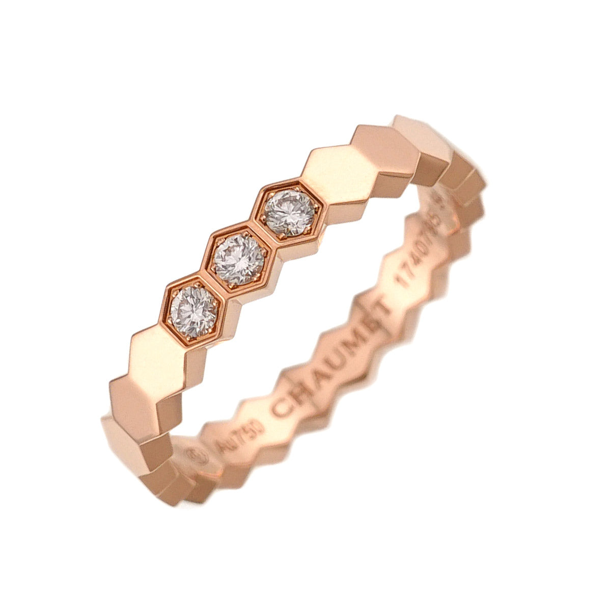 Bee My Love Ring 18K PG 750 size54 6.5-6.75(US)
