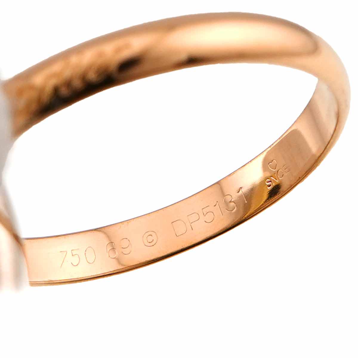 Trinity MM Ring 18K YG WG PG 750 Size69 12-12.25(US)