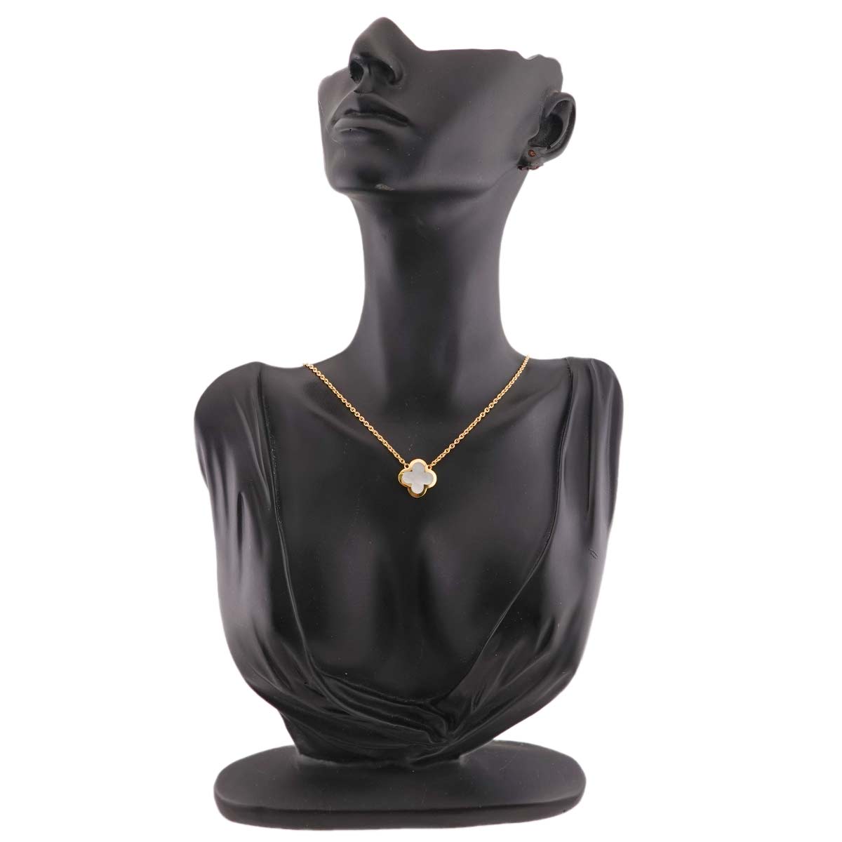 Pure Alhambra MOP Necklace 18K Yellow Gold 750