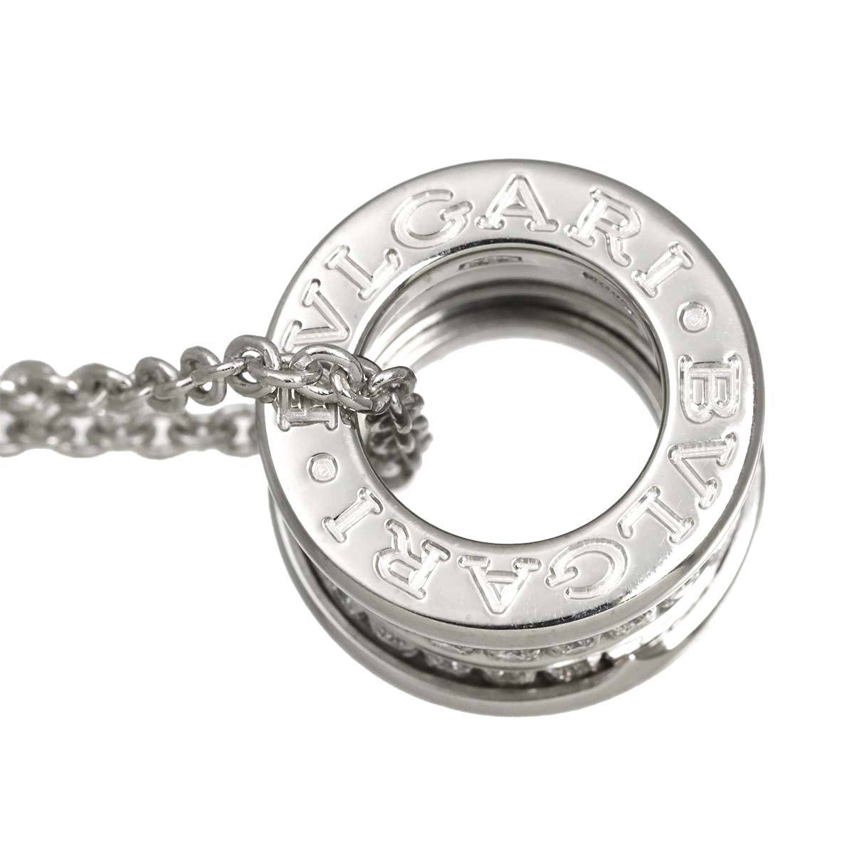 B-ZERO1 Diamond Necklace 18K WG White Gold 750