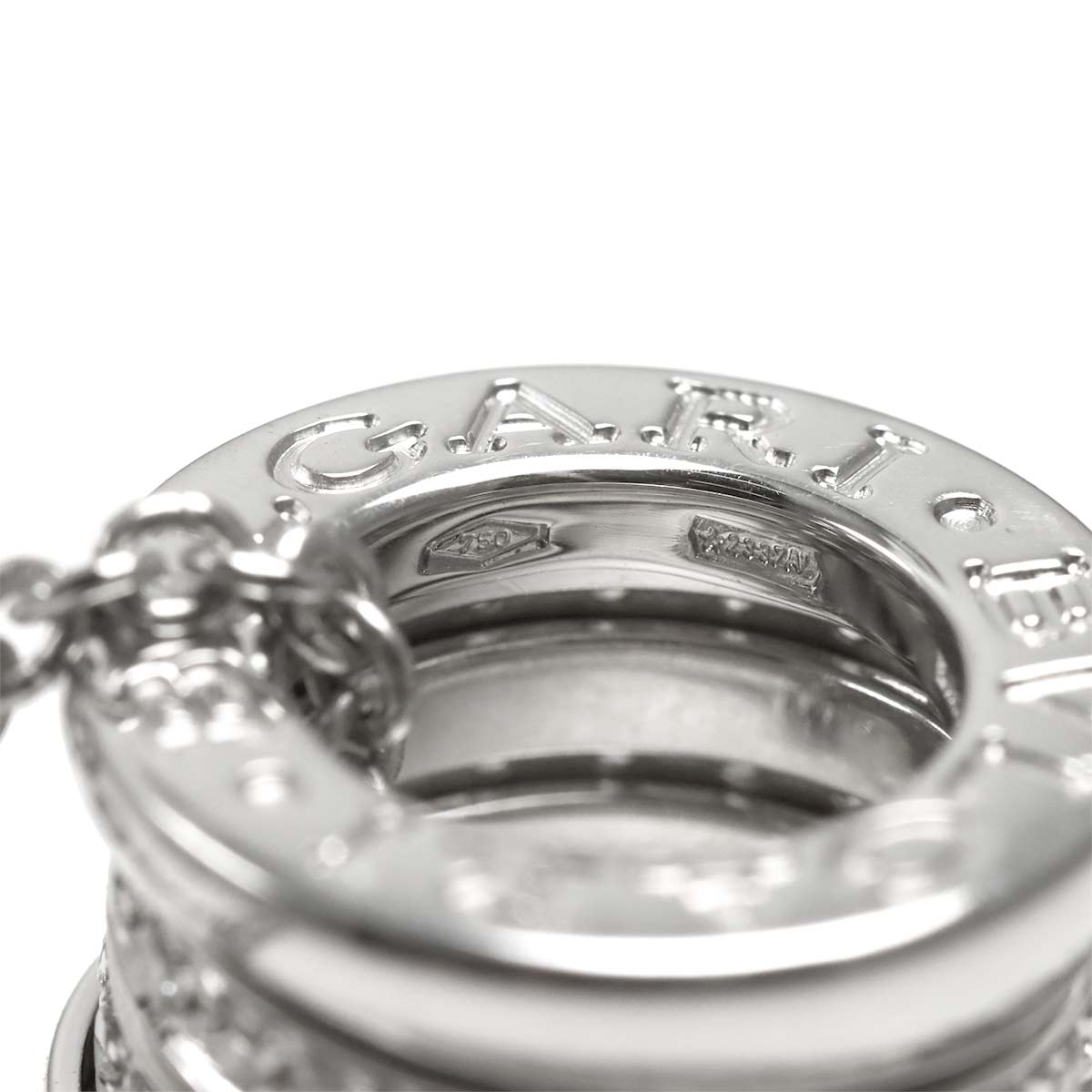 B-ZERO1 Diamond Necklace 18K WG White Gold 750