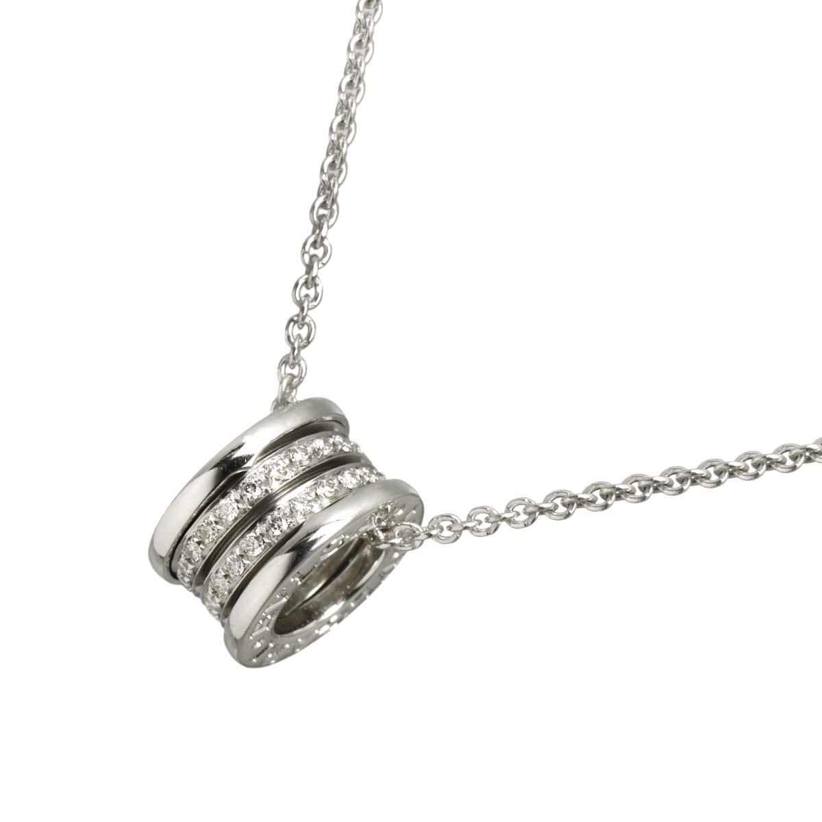 B-ZERO1 Diamond Necklace 18K WG White Gold 750