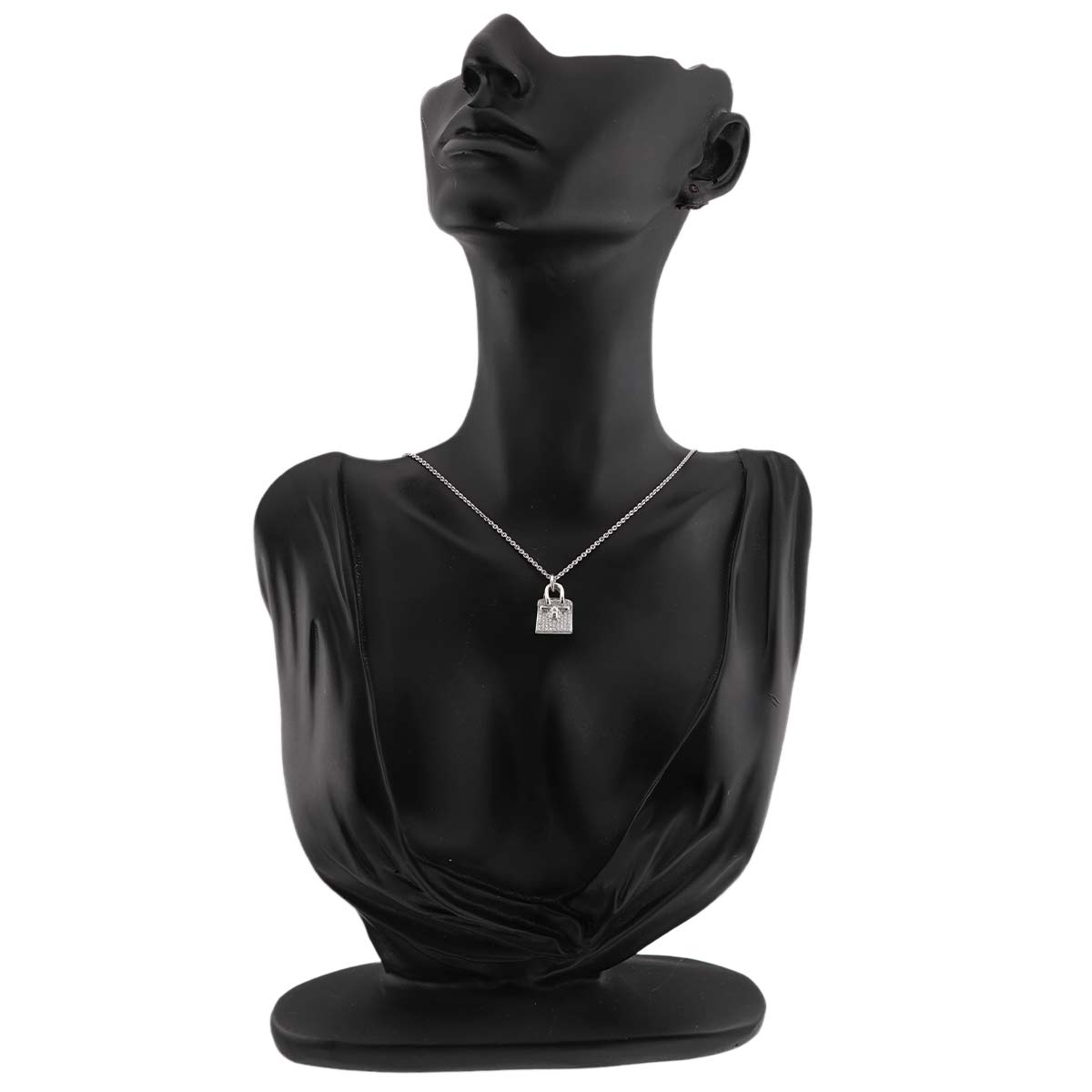 Amulet Diamond Necklace 18K White Gold 750