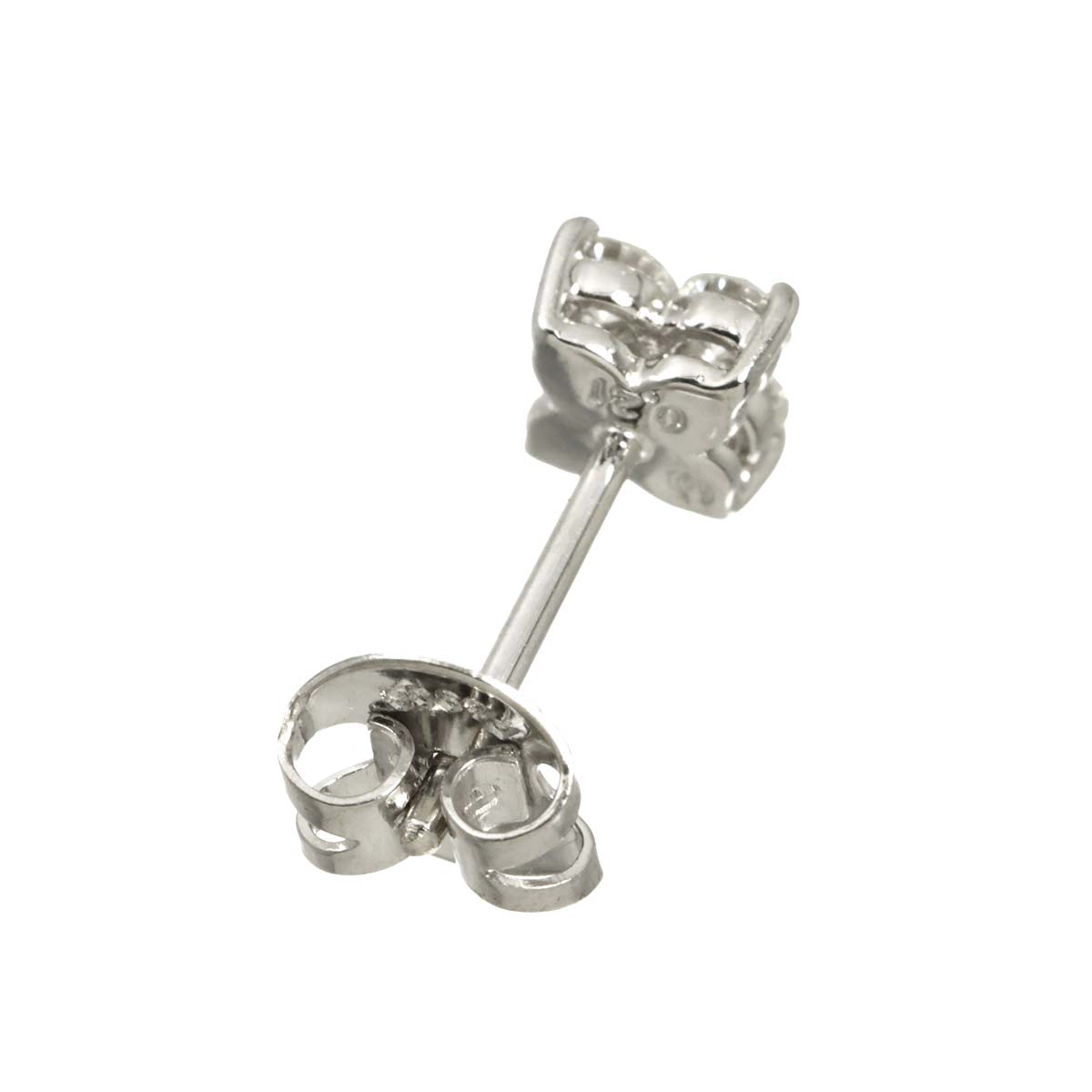 Diamond 0.21ct Earring Pierced Pt One Piece only