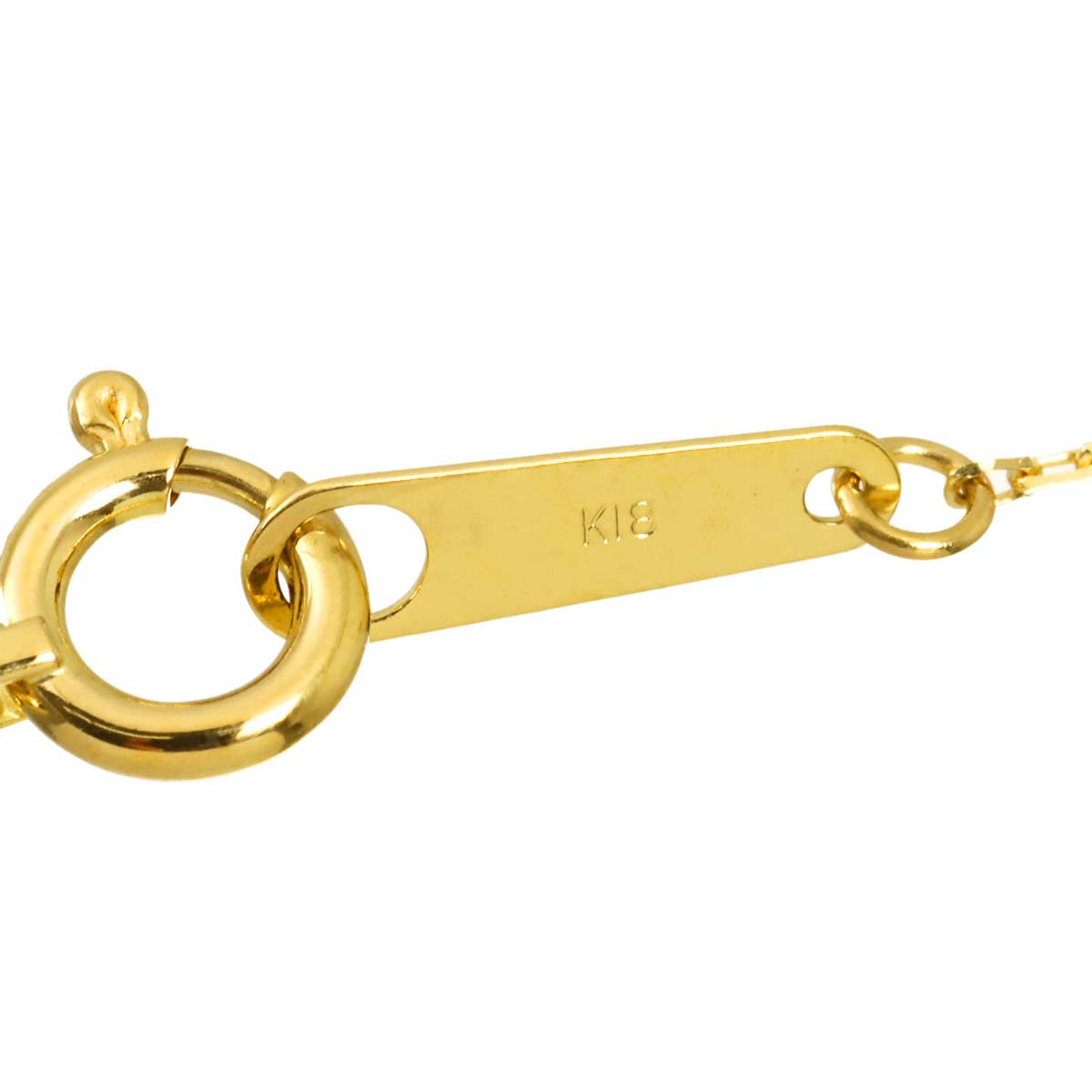 Turquoise Necklace 18K Yellow Gold 750